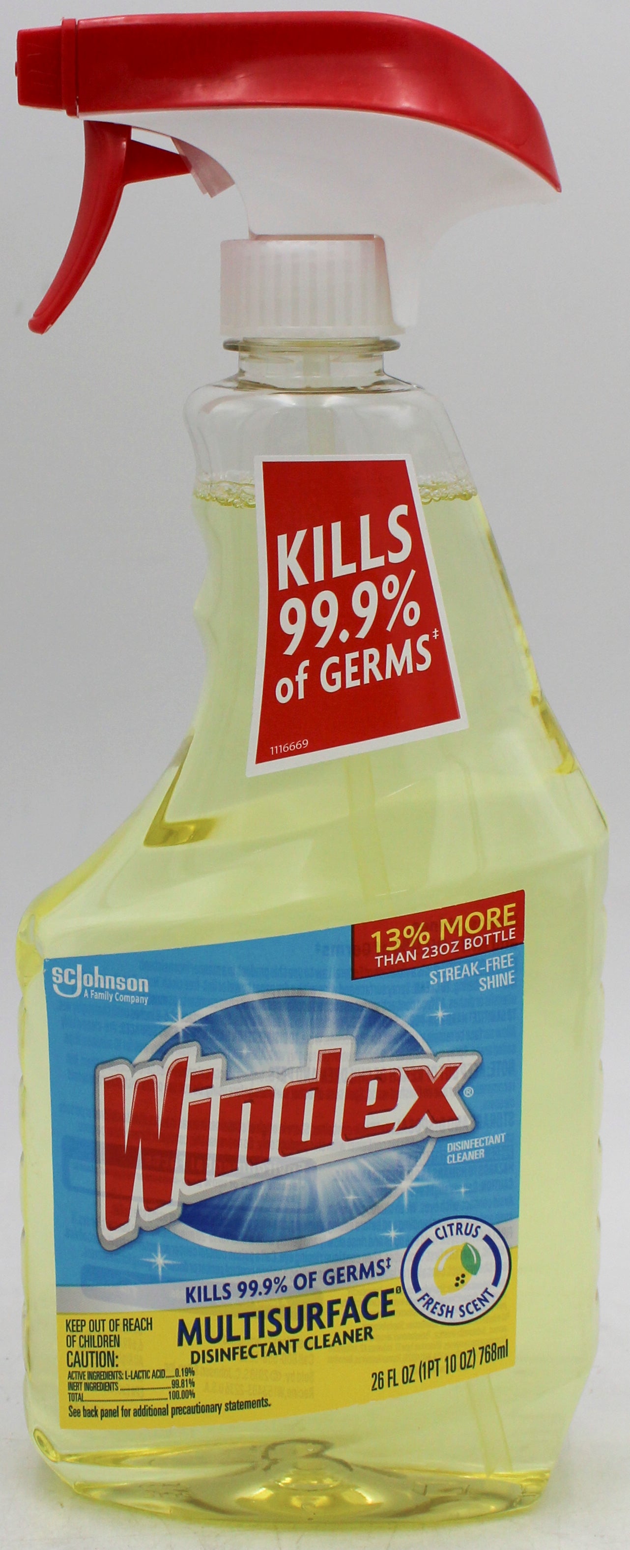 SP WINDEX 26oz MULTISURFACE DESINFECTANT CLNE TRIGGER