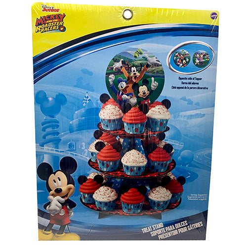 TREAT STAND 3TIER-MICKEY ROADSTERS