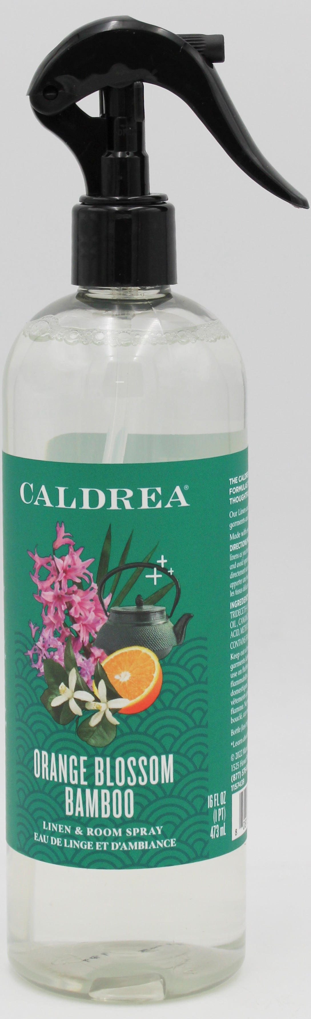 CALDREA LINEN & ROOM SPRAY ORANGE BLOSSOM BAMBOO 16oz US