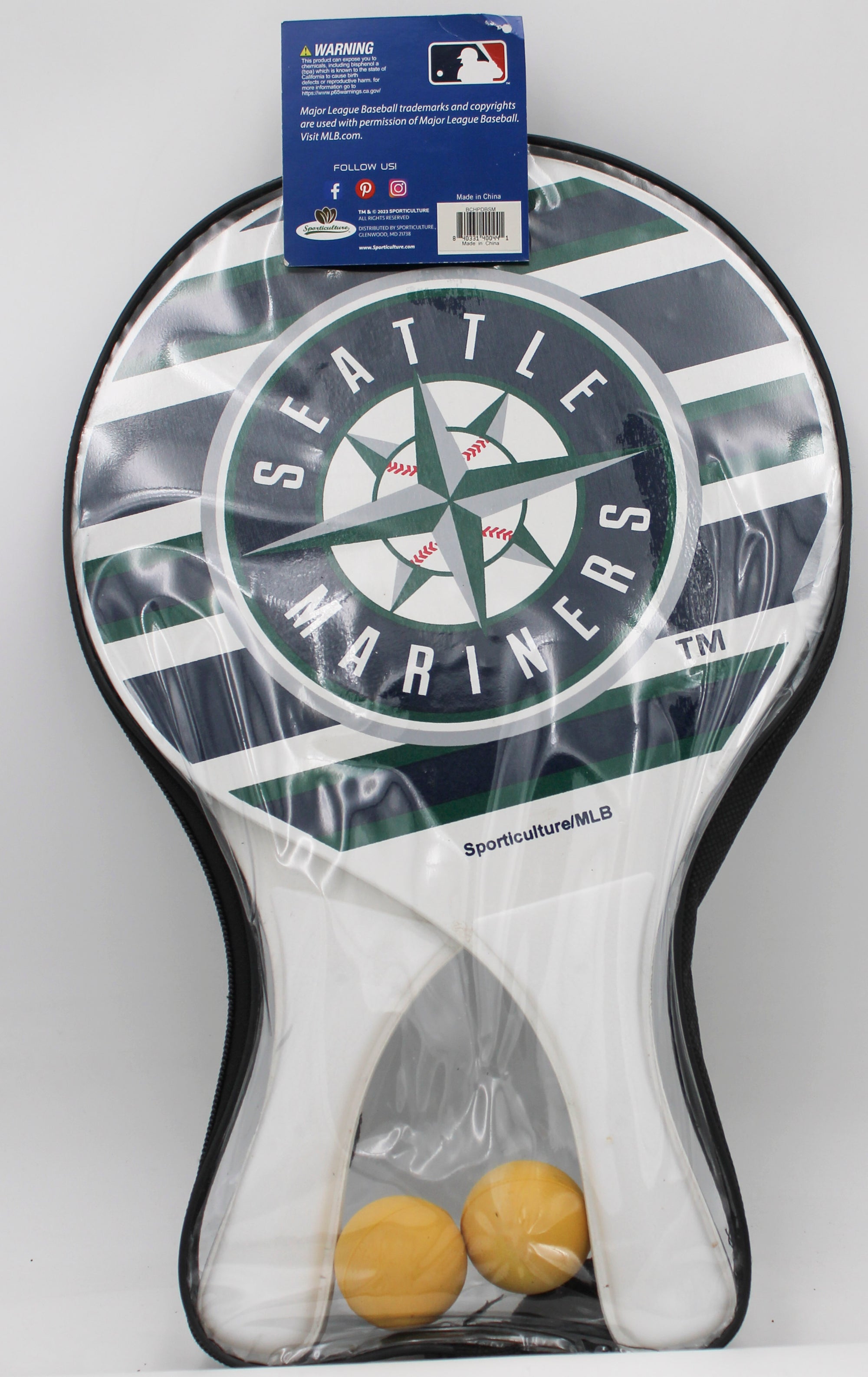 SEATTLE MARINERS BEACH PADDLEBALL2 PACK