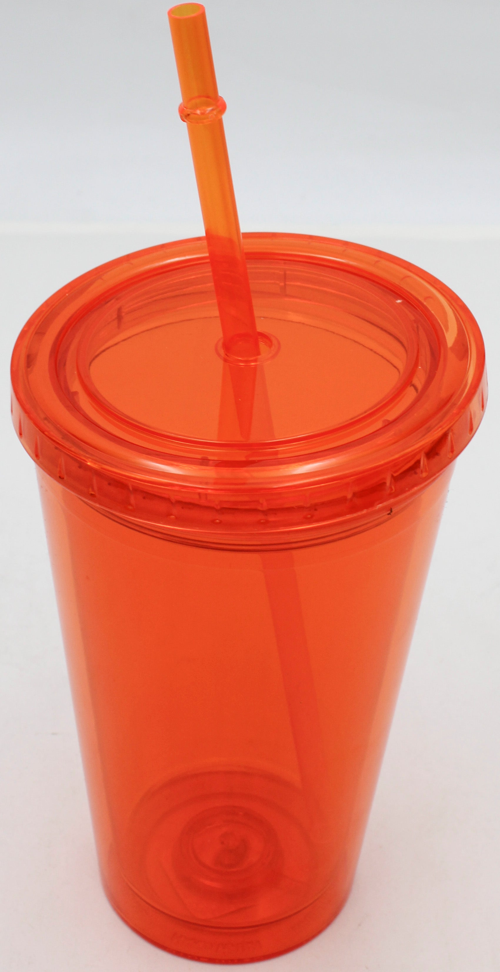 16OZ ACRYLIC PATIO TUMBLER - ORANGE