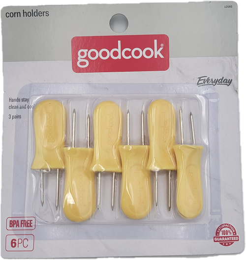 GOODCOOK 36PC CORN SKEWER CLIP STRIP