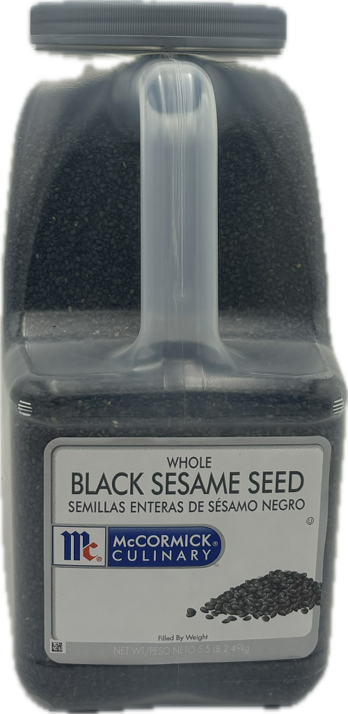 MCCORMICK CULINARY BLACK SESAME SEEDS 5.5LBS BEST BY 7/31/25