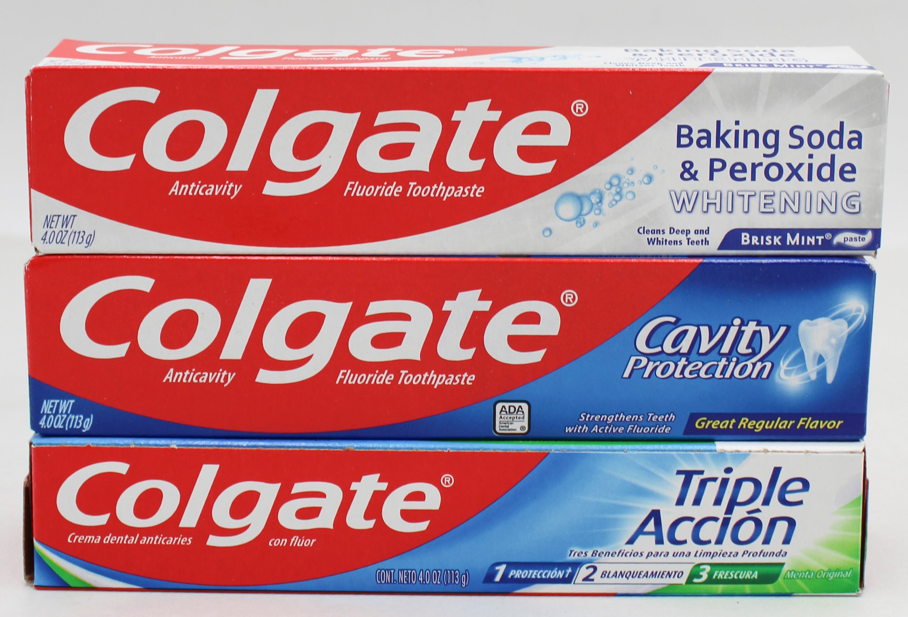 COLGATE 4oz ASSORTED TOOTHPASTE