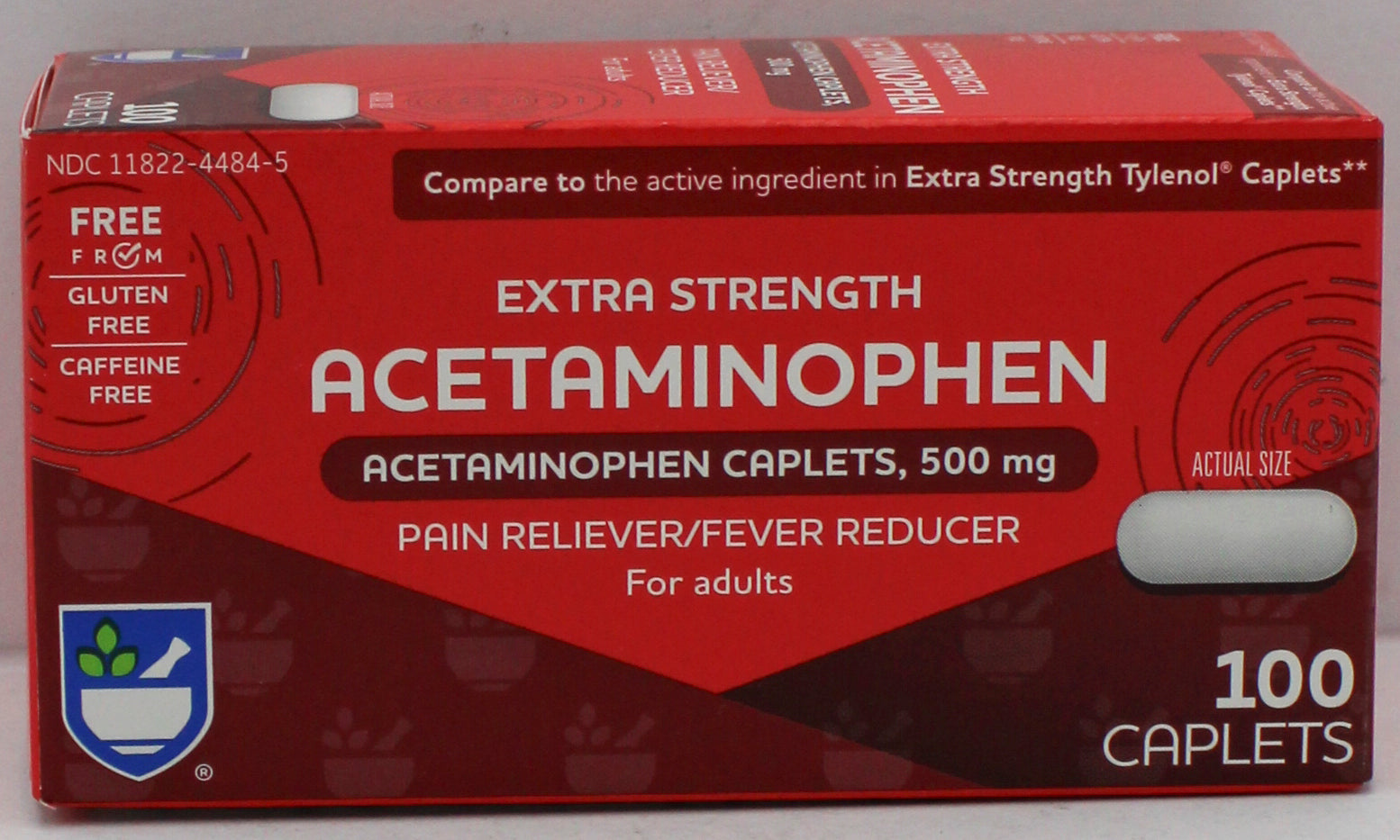 RITE AID PAIN RELIEF ACETAMINOPHEN CAPLETS 100ct EXP 11/30/2026 COMPARES TO Tylenol