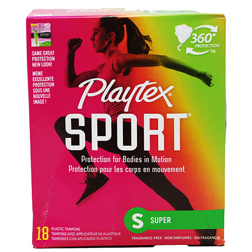 SP PLAYTEX SPORT SUPER 18 TAMPONS.NI