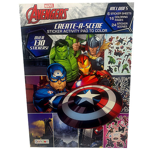 STCKR/COLR/ACTVTY PAD($5.99)AVENGRS