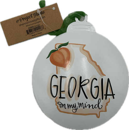 GEORGIA METAL ORNAMENT