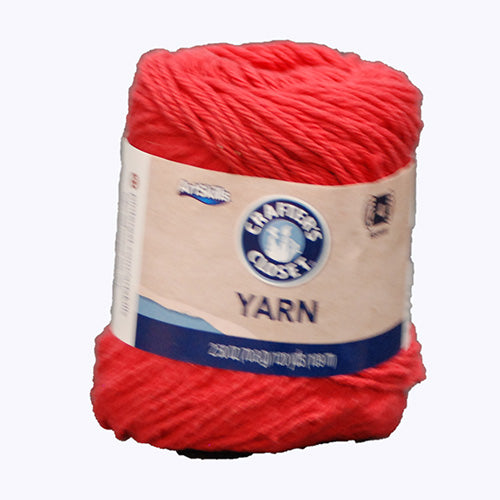 ARTSKILLS YARN RED 120YRDS 2.50 OZ 4 MED.