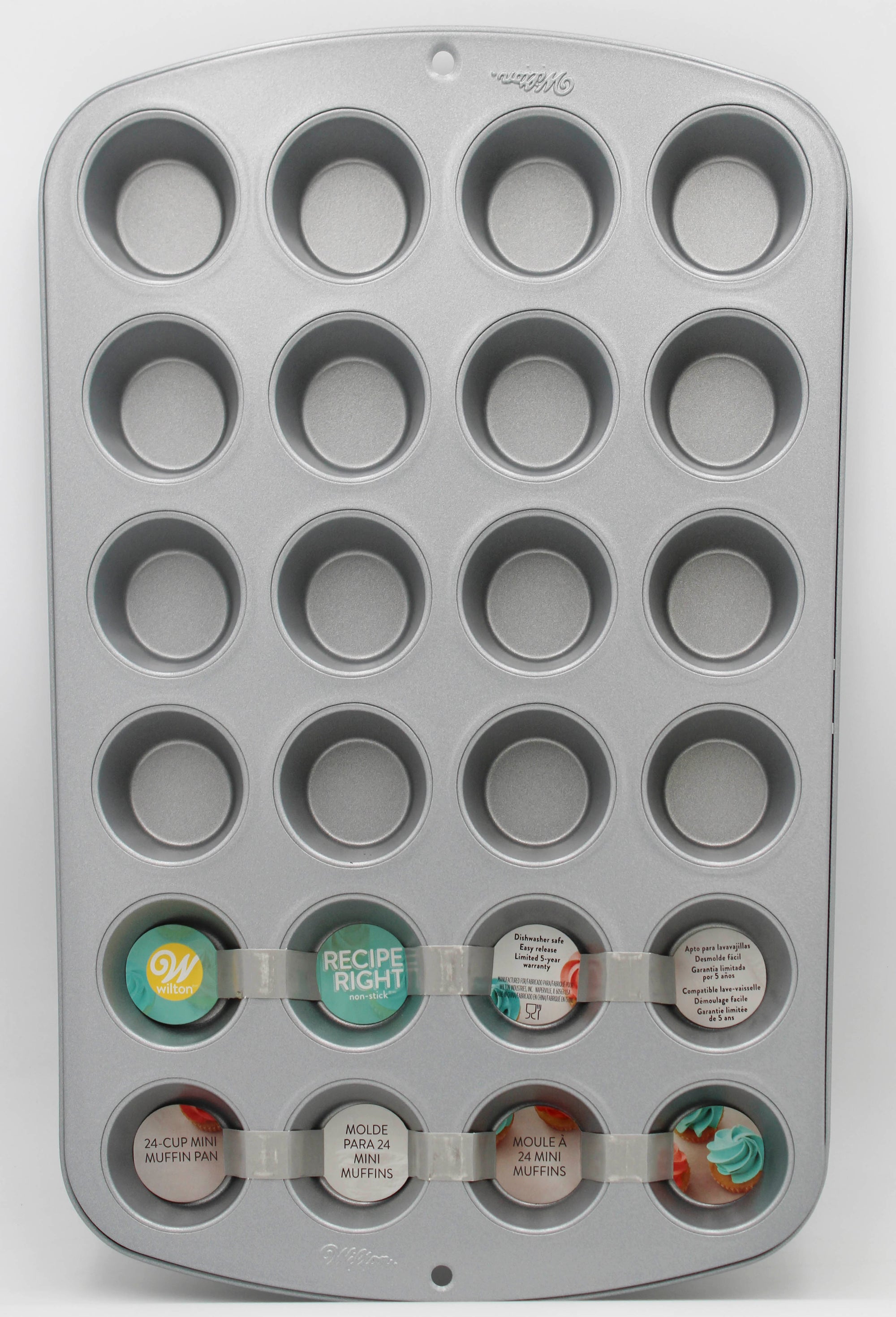 RECIPE RIGHT MUFFIN PAN MINI 24 CUP NI