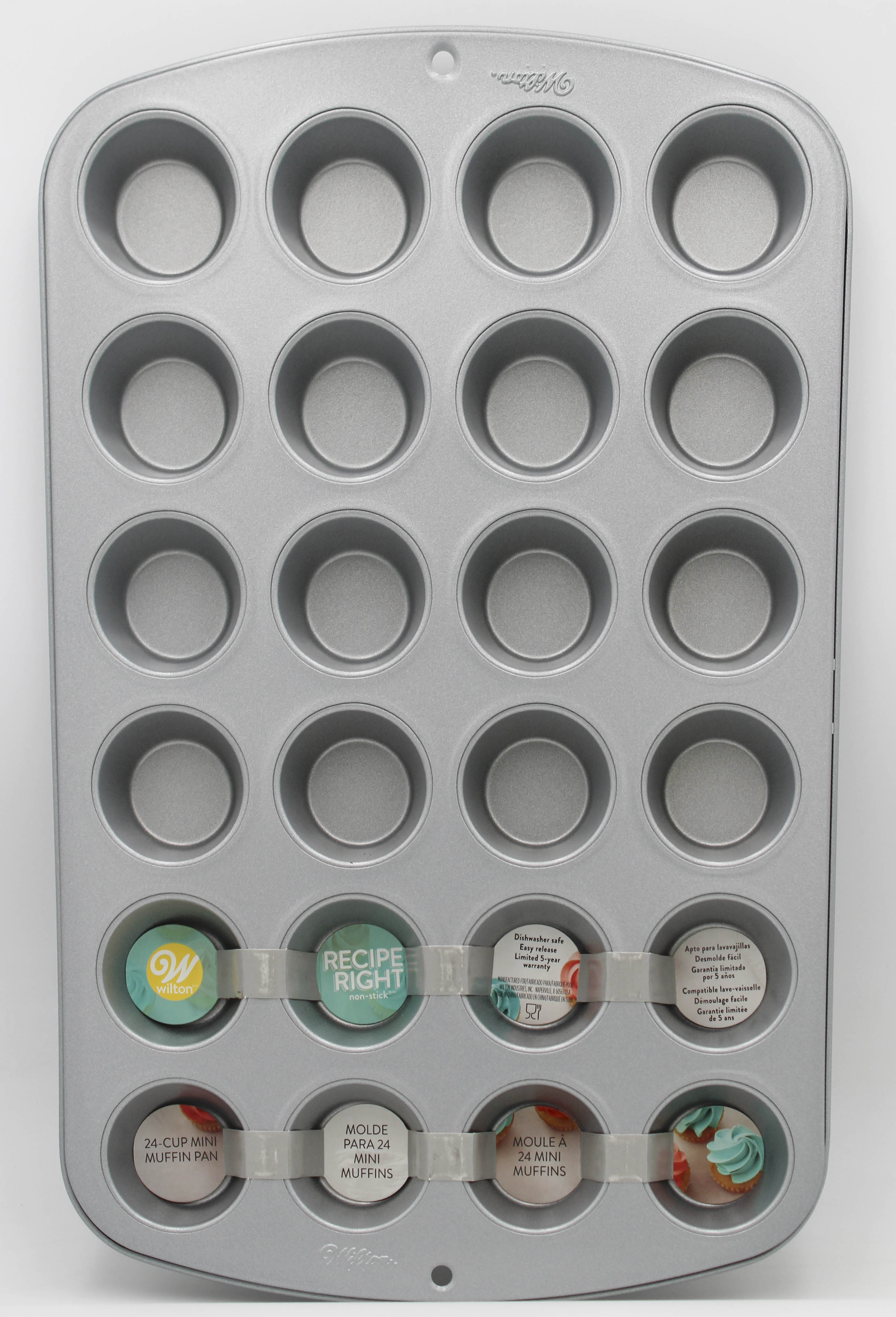 RECIPE RIGHT MUFFIN PAN MINI 24 CUP NI