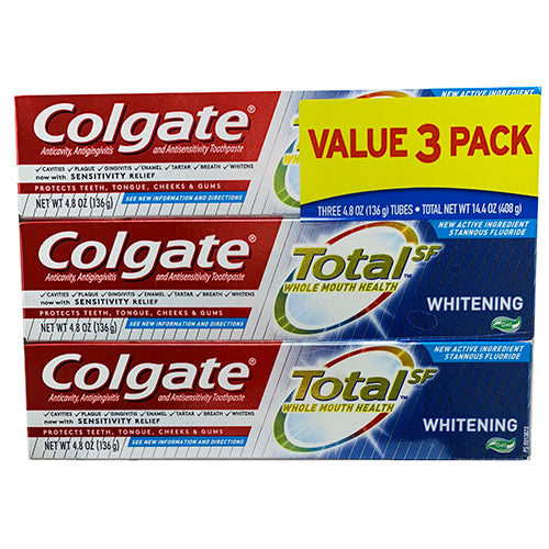 T/PSTE 4.8oz/3PK(6/22)WHTNG GEL-NI