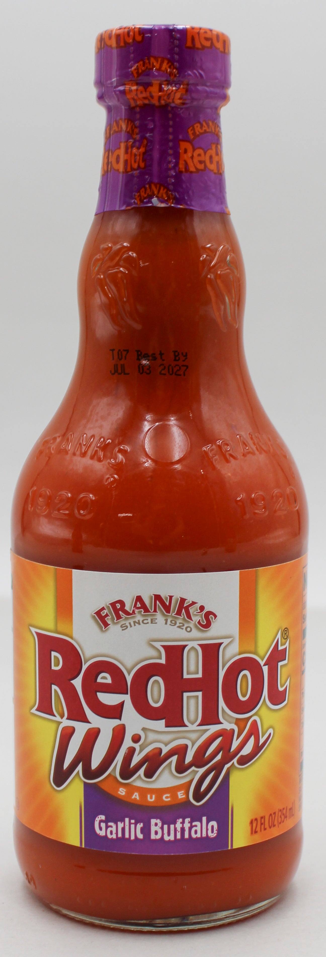 Frank's RedHot Garlic Buffalo Wing Sauce 12oz – Wholesale