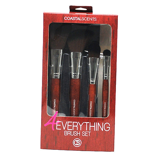 4 EVERYTHING MAKE UP BRUSH SET 4PC