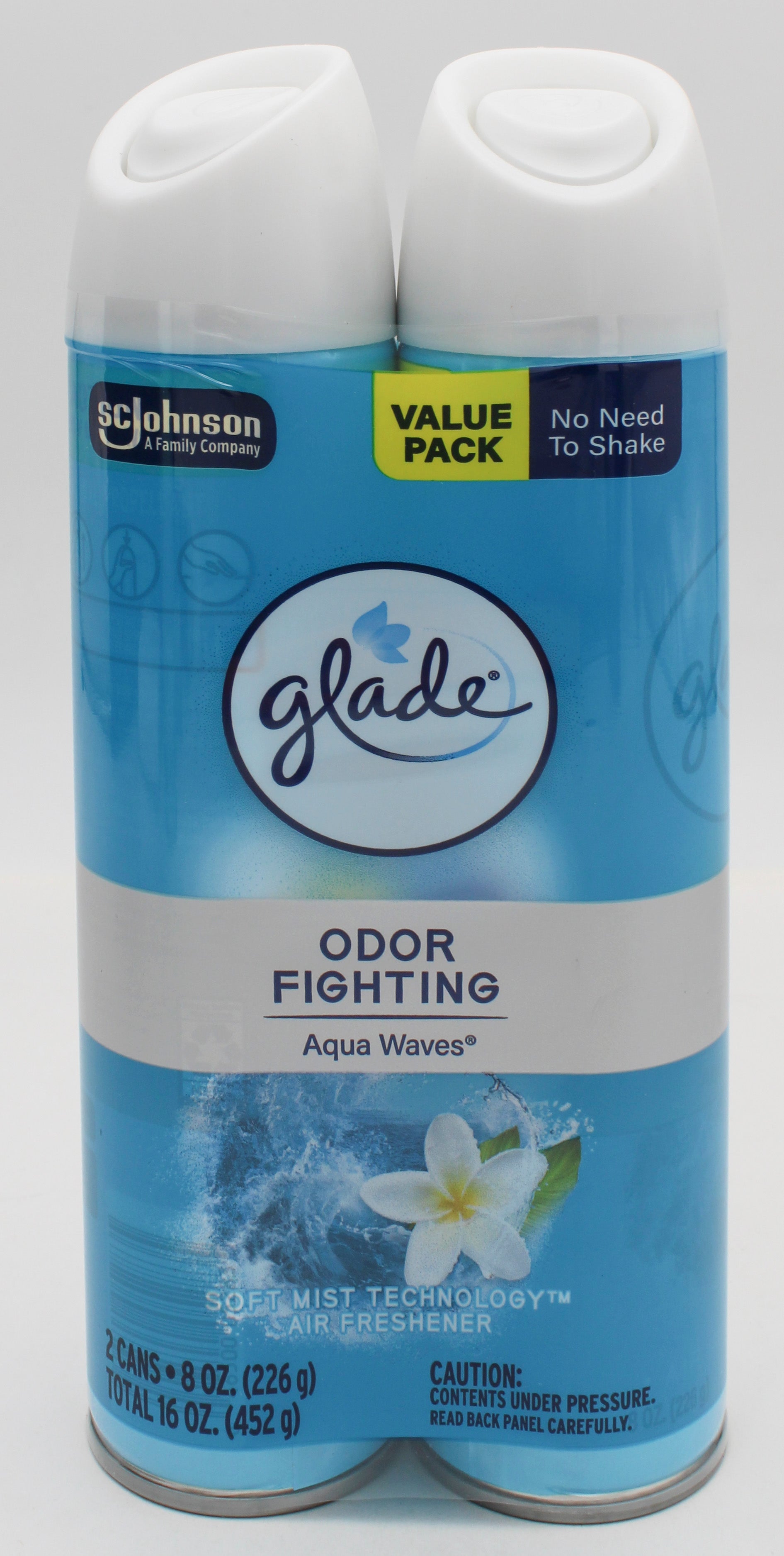 GLADE AEROSOL SPRAY AQUA WAVES 2ct 8oz US