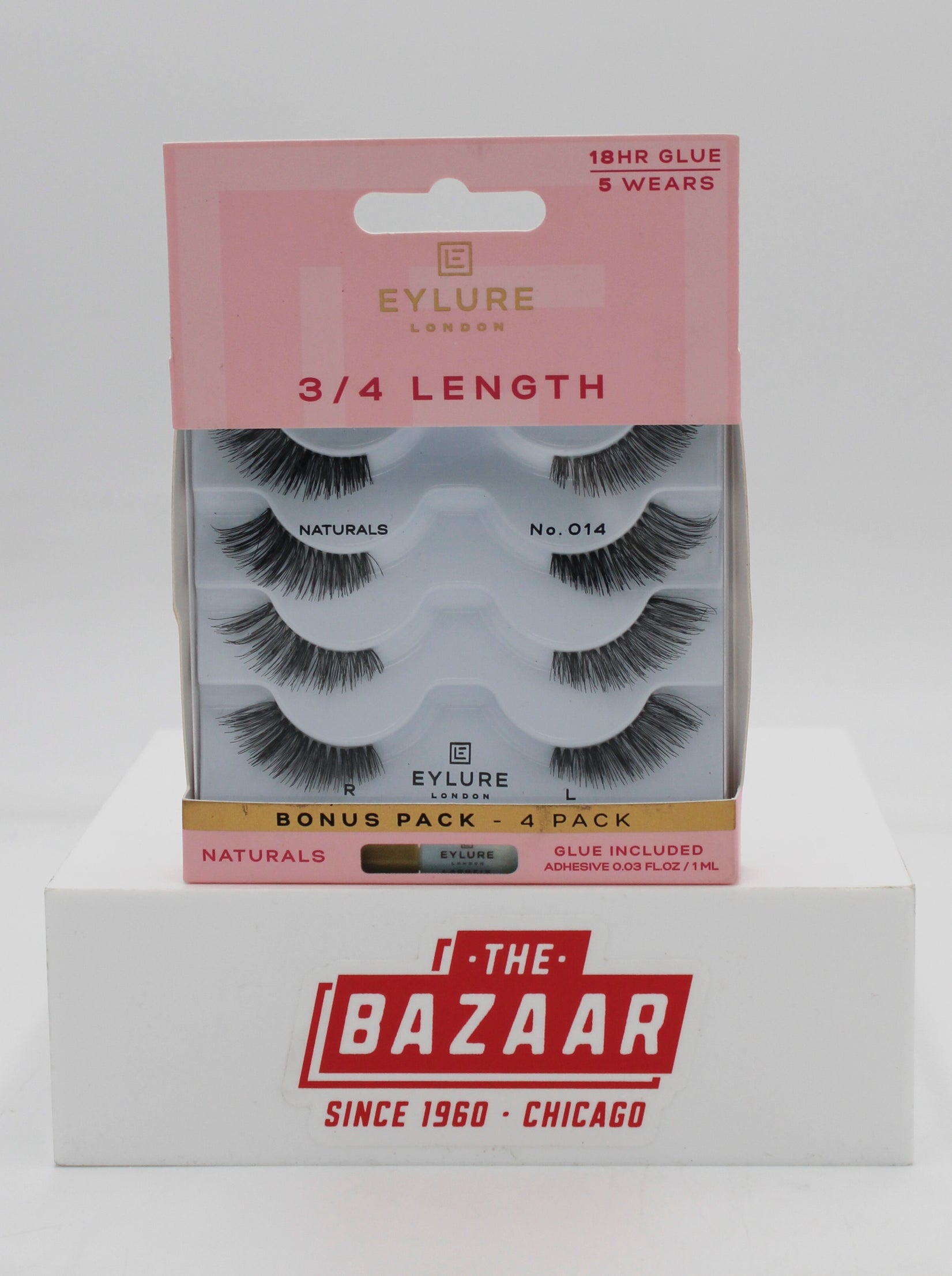 SP EYLURE LONDON NATURALS LASHES 4 PAIRS GLUE INCLUDED