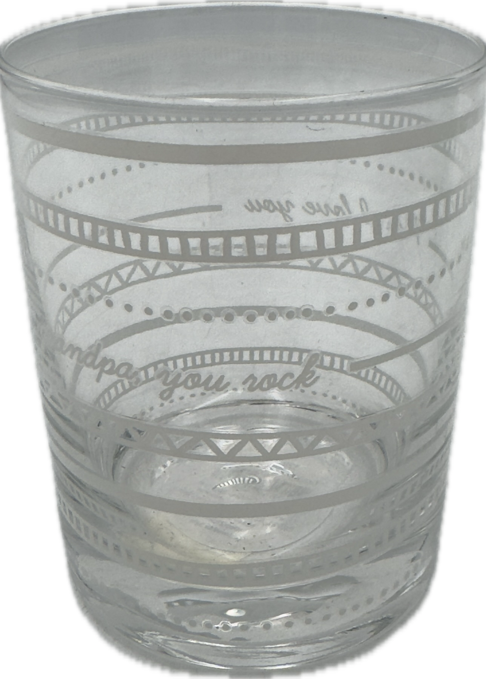 GRANDPA ROCKS GLASS 10oz