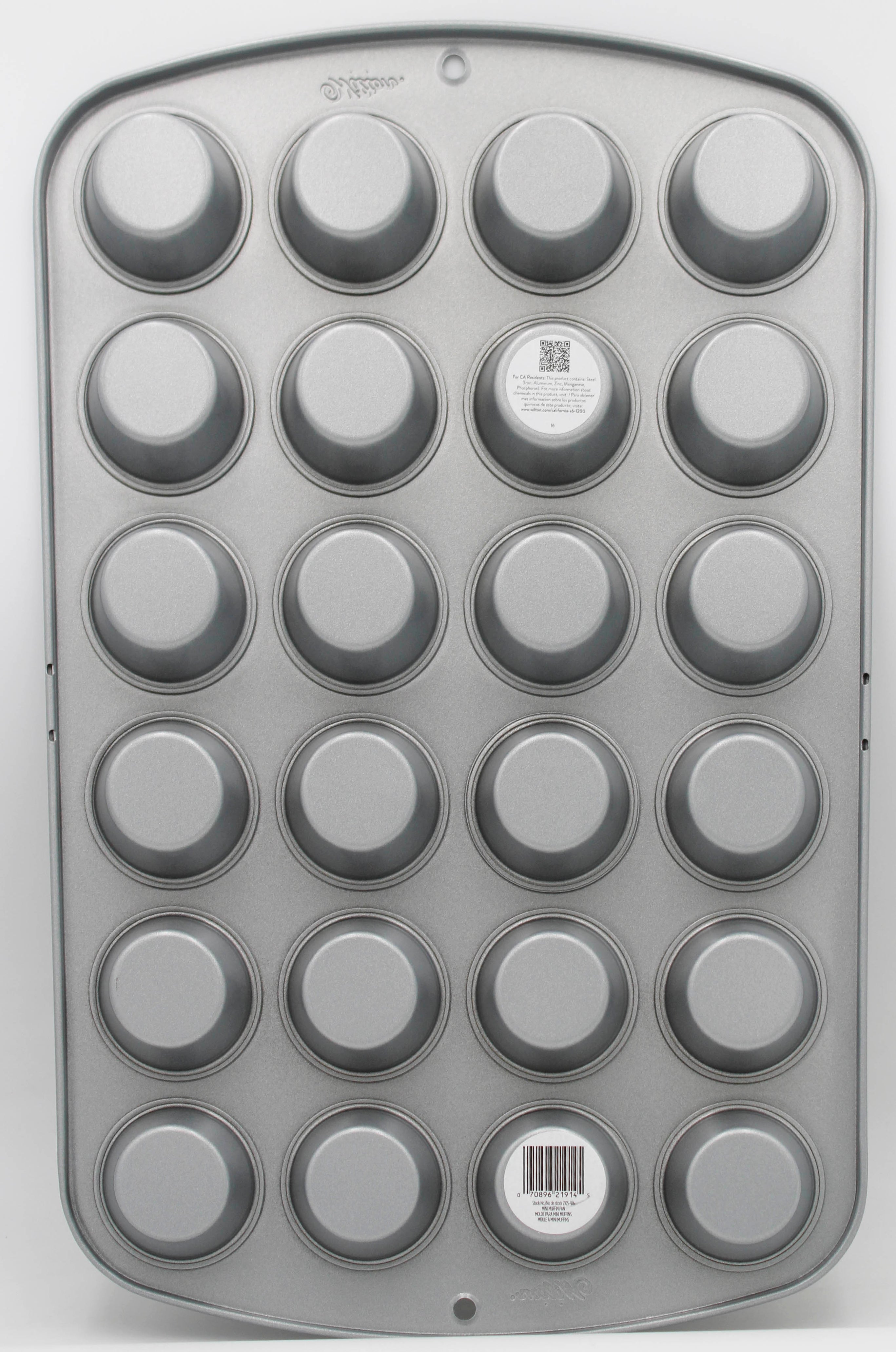 RECIPE RIGHT MUFFIN PAN MINI 24 CUP NI
