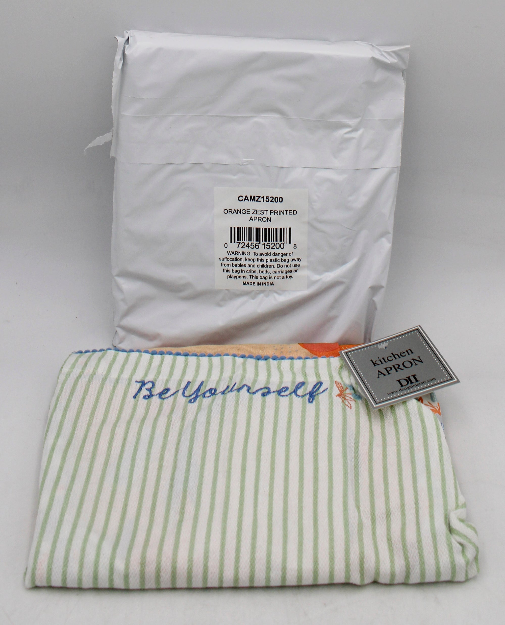 APRON -ORANGE ZEST PRINTED