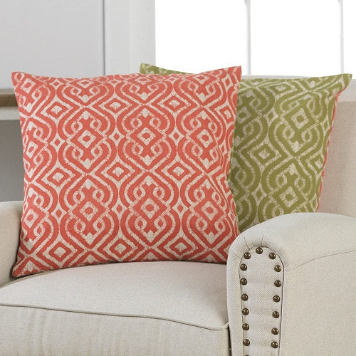 MELISSA REVERSIBLE 18" PILLOW COVER