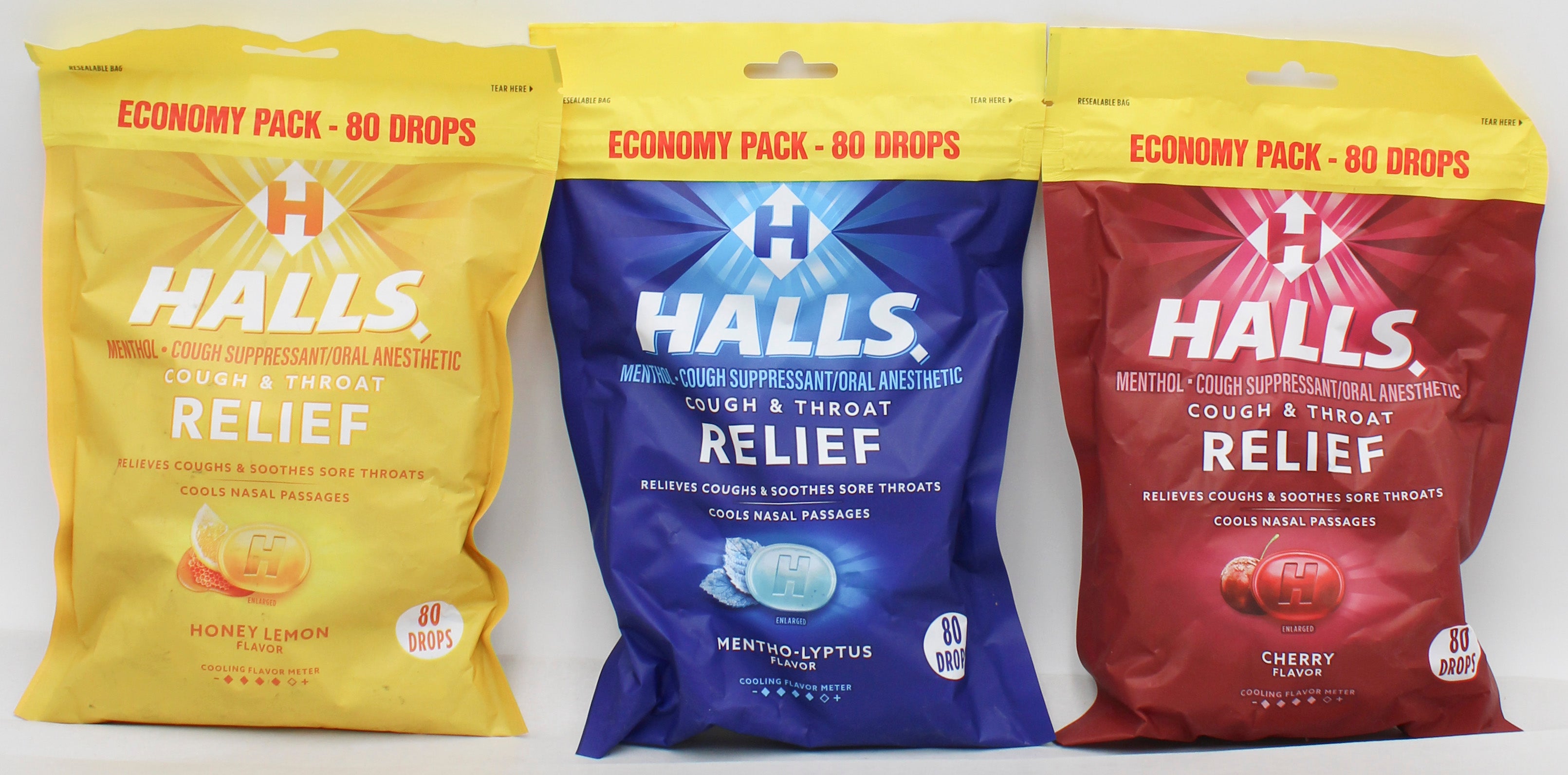HALLS BASE ECO BAG FS 80CT EXP 1/16/27
