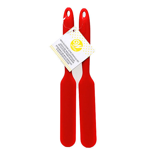 MINI SILICONE ICING SPATULA 2PC SET