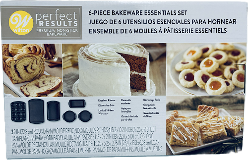 PERFECT RESULTS BAKEWARE SET NONSTICK 6 CT