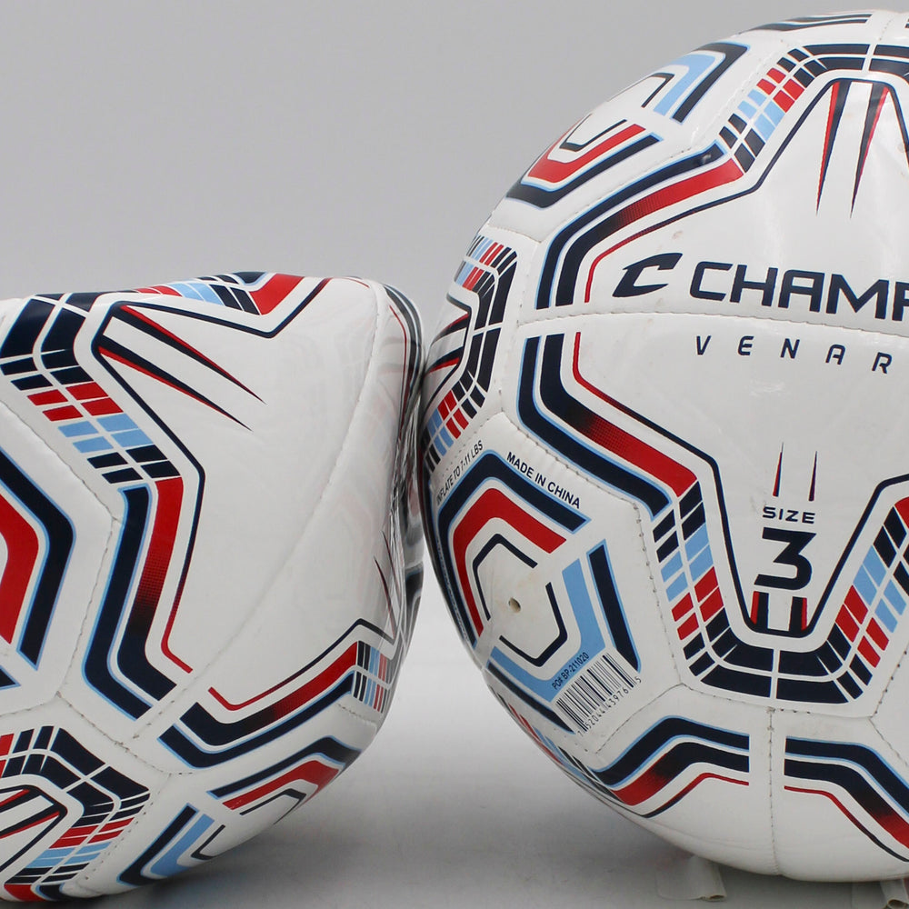 VENARI 20 Panel Soccer Ball #3 NAVY BLUE SCARLET