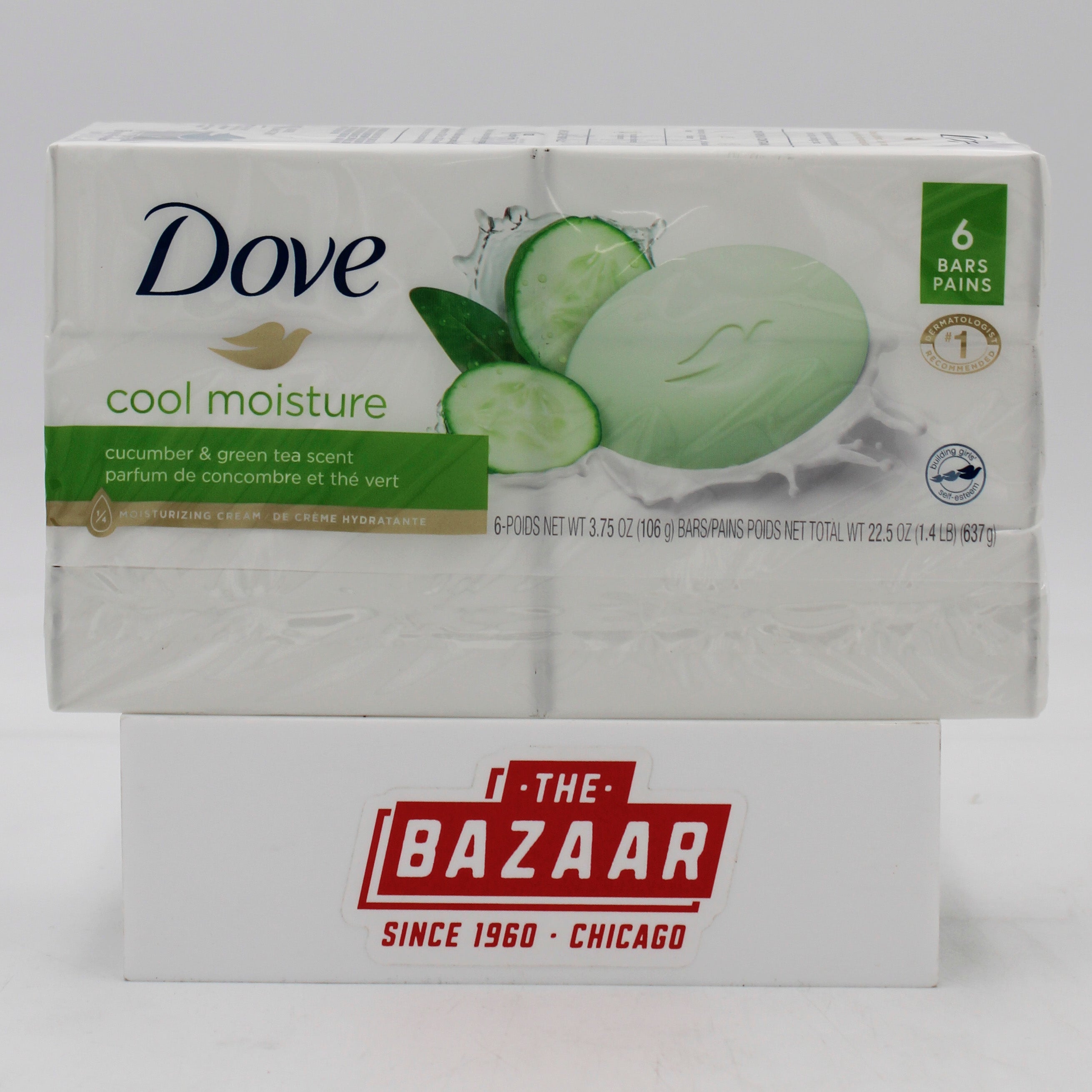 DOVE BAR SOAP 6CT ASSORTED 22.5oz PALLET