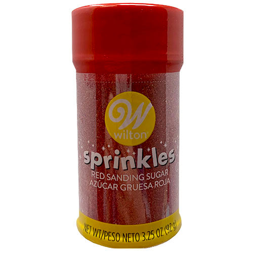 WILTON SPRINKLES 3.25oz-RED SUGAR
