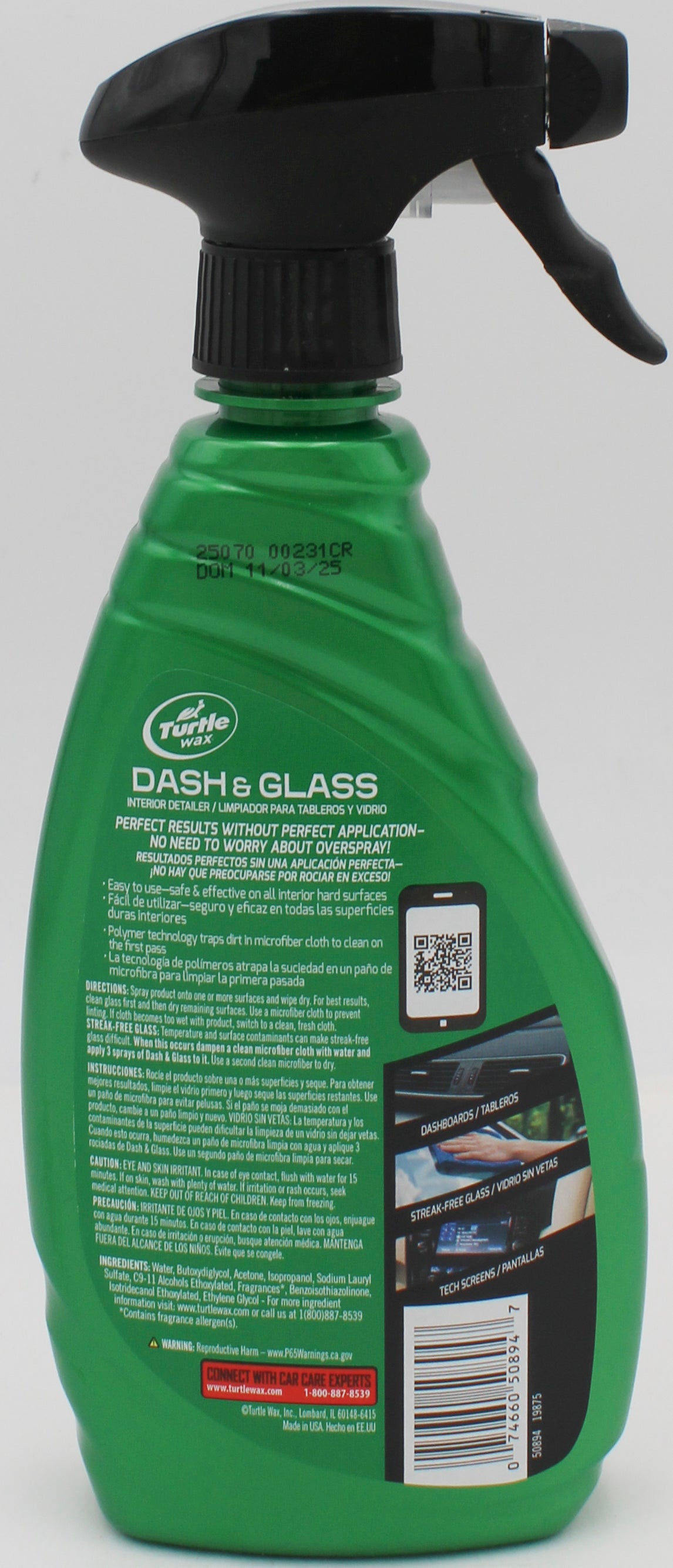 SP TURTLE WAX DASH & GLASS CARIBBEAN CRUSH SCENT 16oz