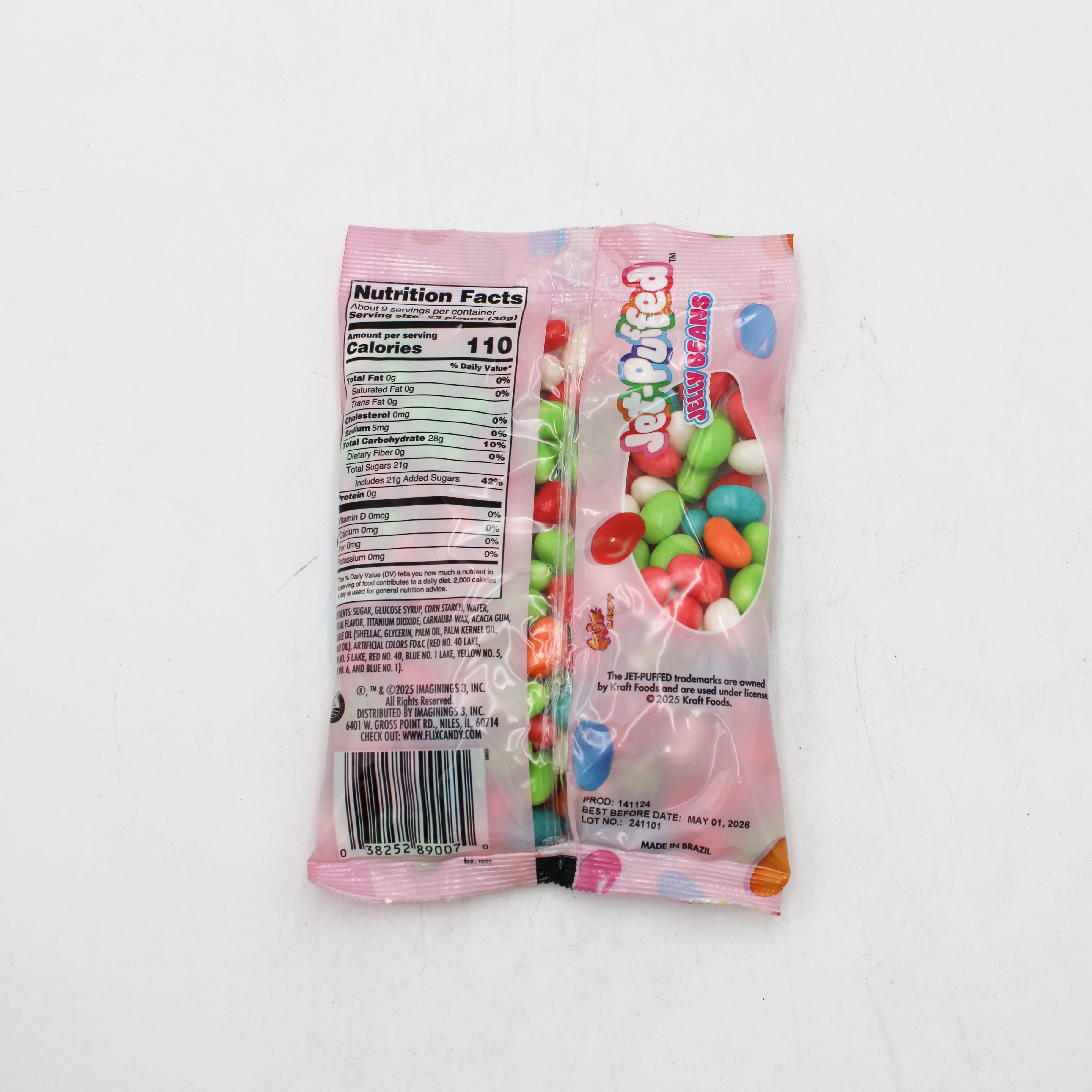 JET-PUFFED JELLY BEANS 10 OZ BAG BEST BY 5/1/2026