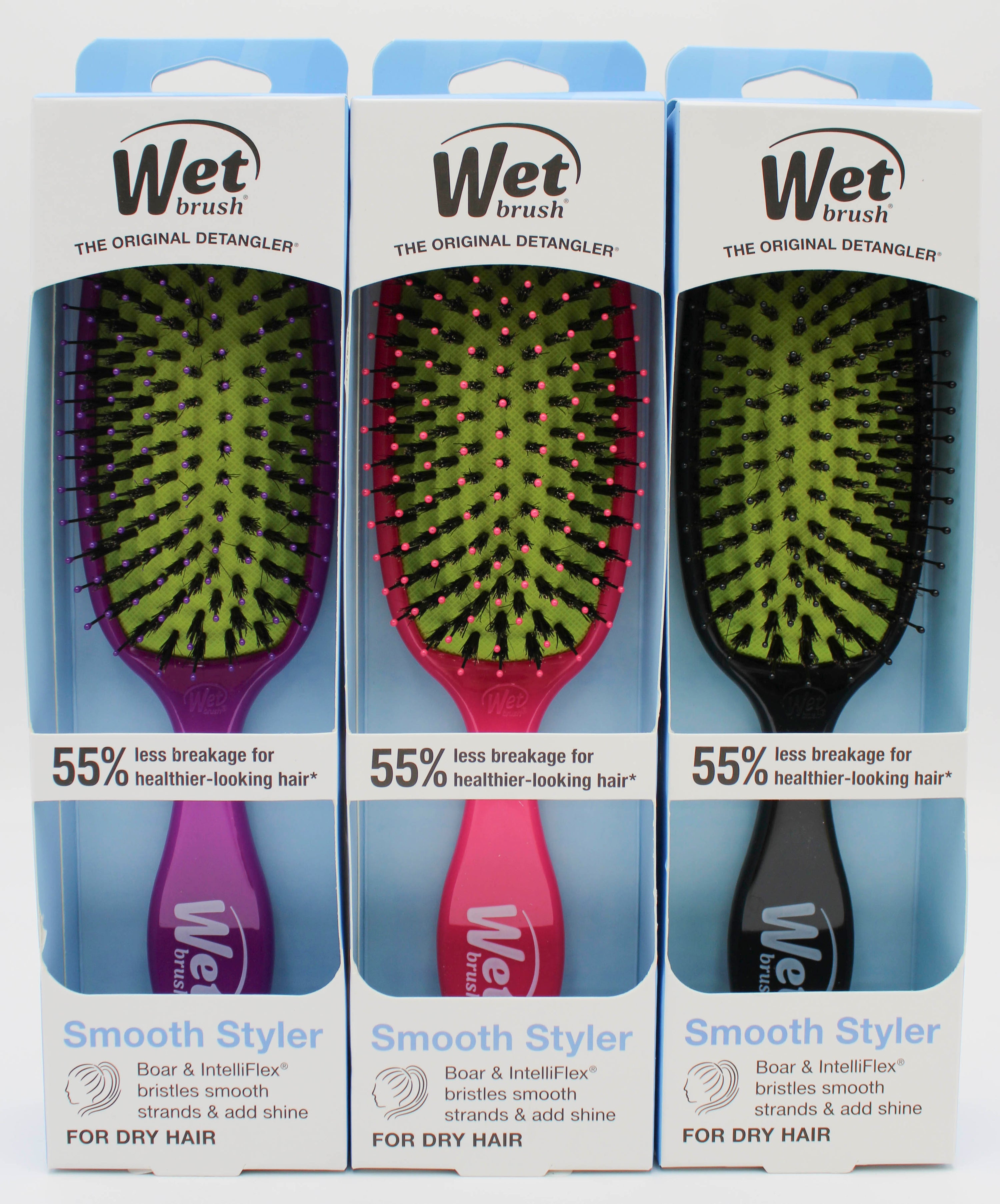 WET BRUSH SMOOTH STYLER  3 ASSORTED COLORS NI