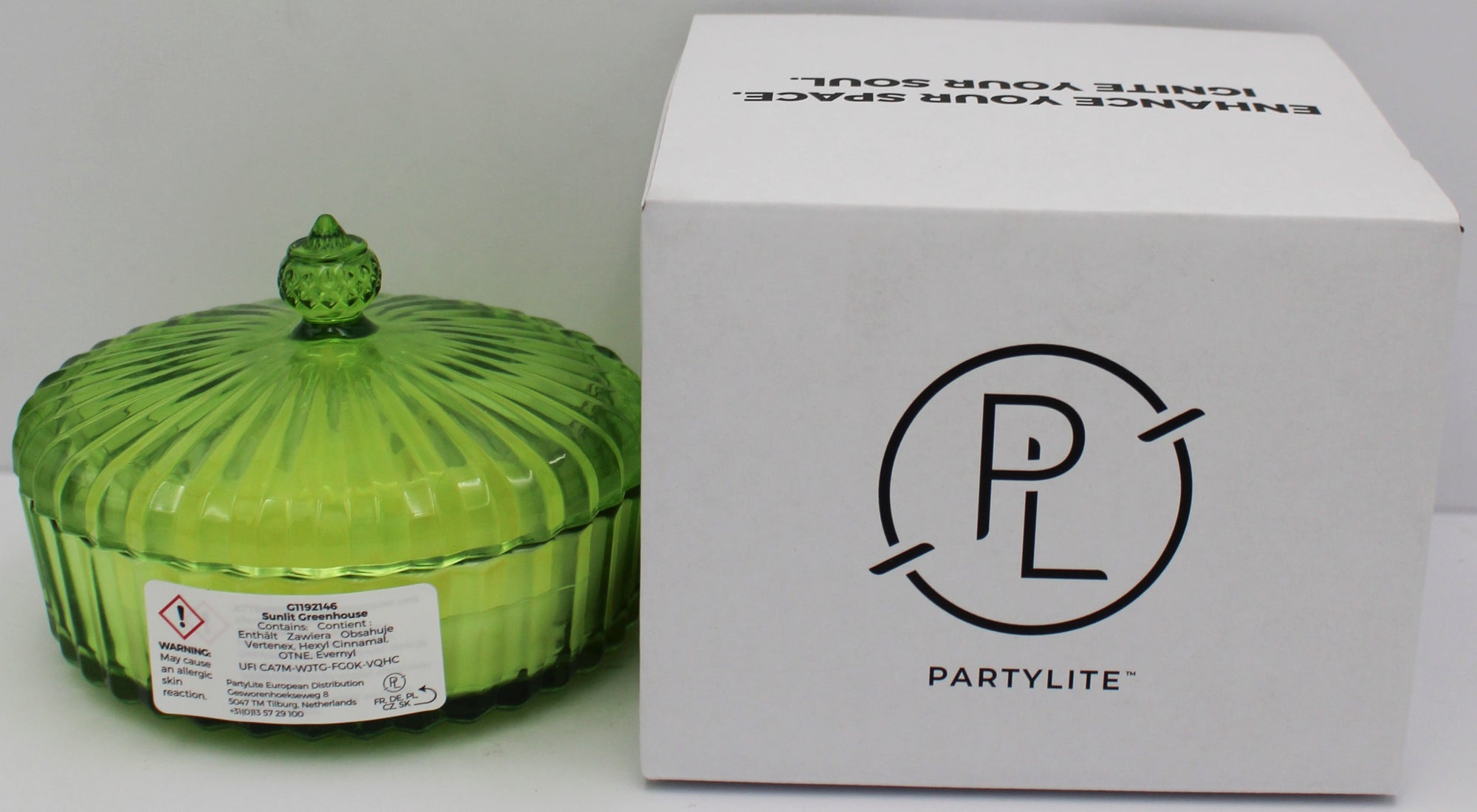 PARTYLITE GARDEN BEAUTY SPECIALTY JAR - SUNLIT GREENHOUSE 7.7oz