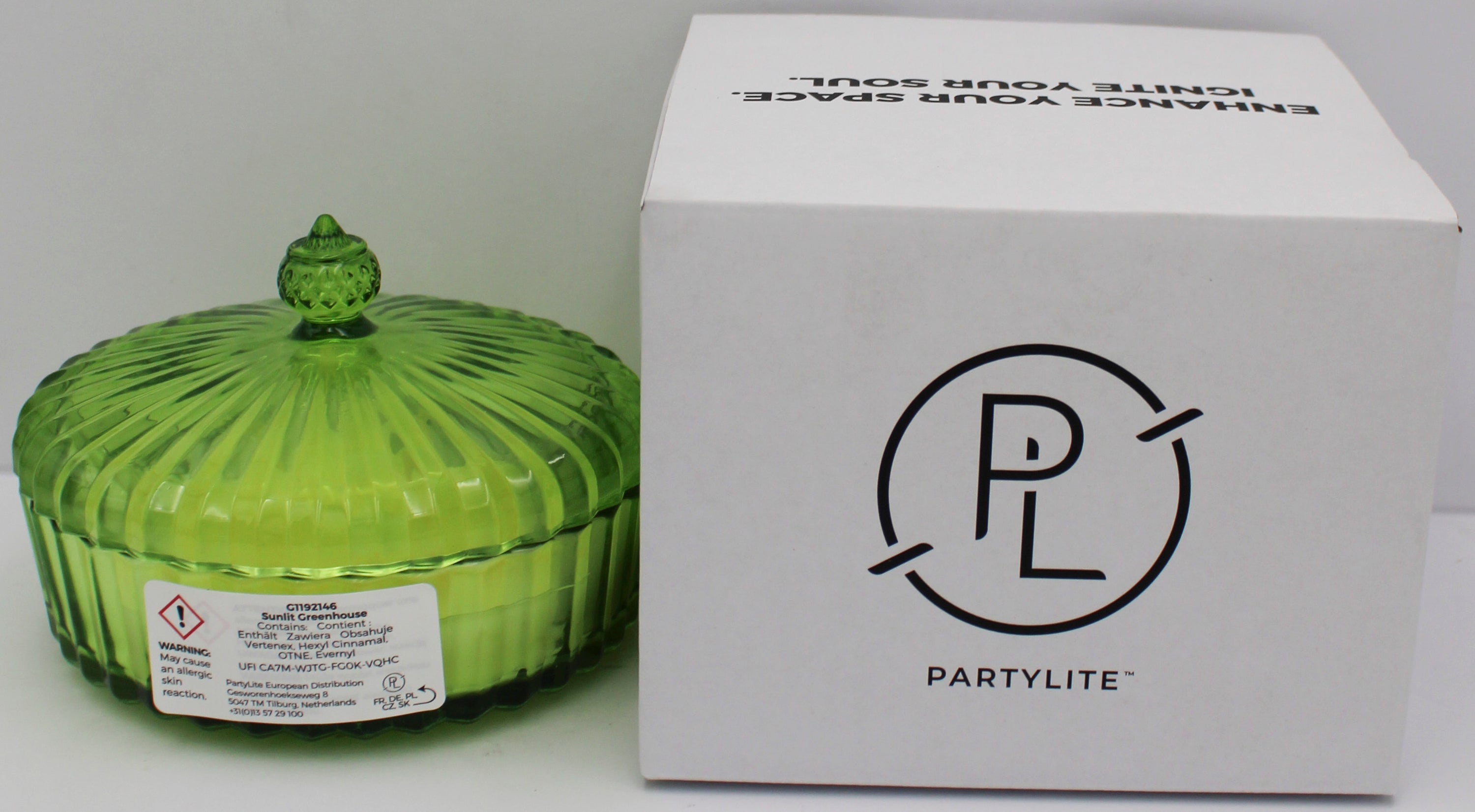 PARTYLITE GARDEN BEAUTY SPECIALTY JAR - SUNLIT GREENHOUSE 7.7oz