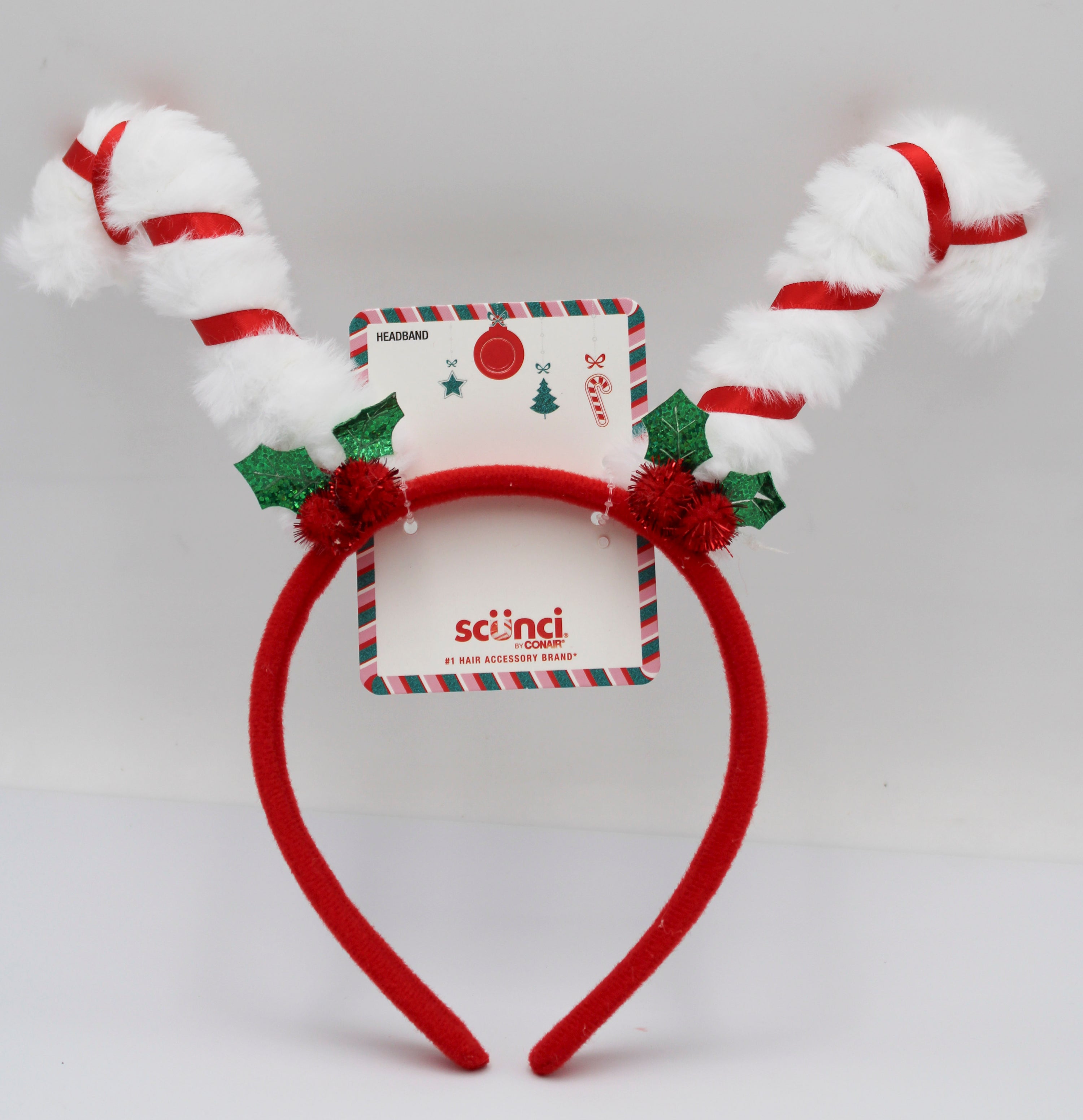 Scrunci Candy Cane Headband Wholesale Accessory