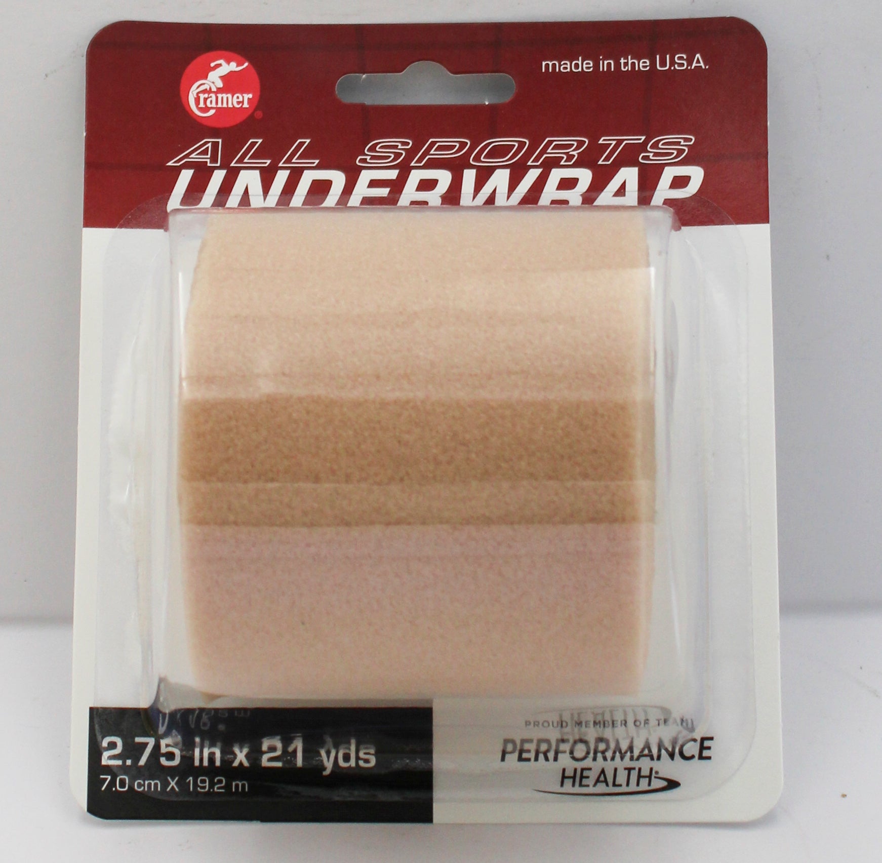 CRAMER ATHLETIC TAPE UNDERWRAP 2 3/4 " X  21YD, BEIGE