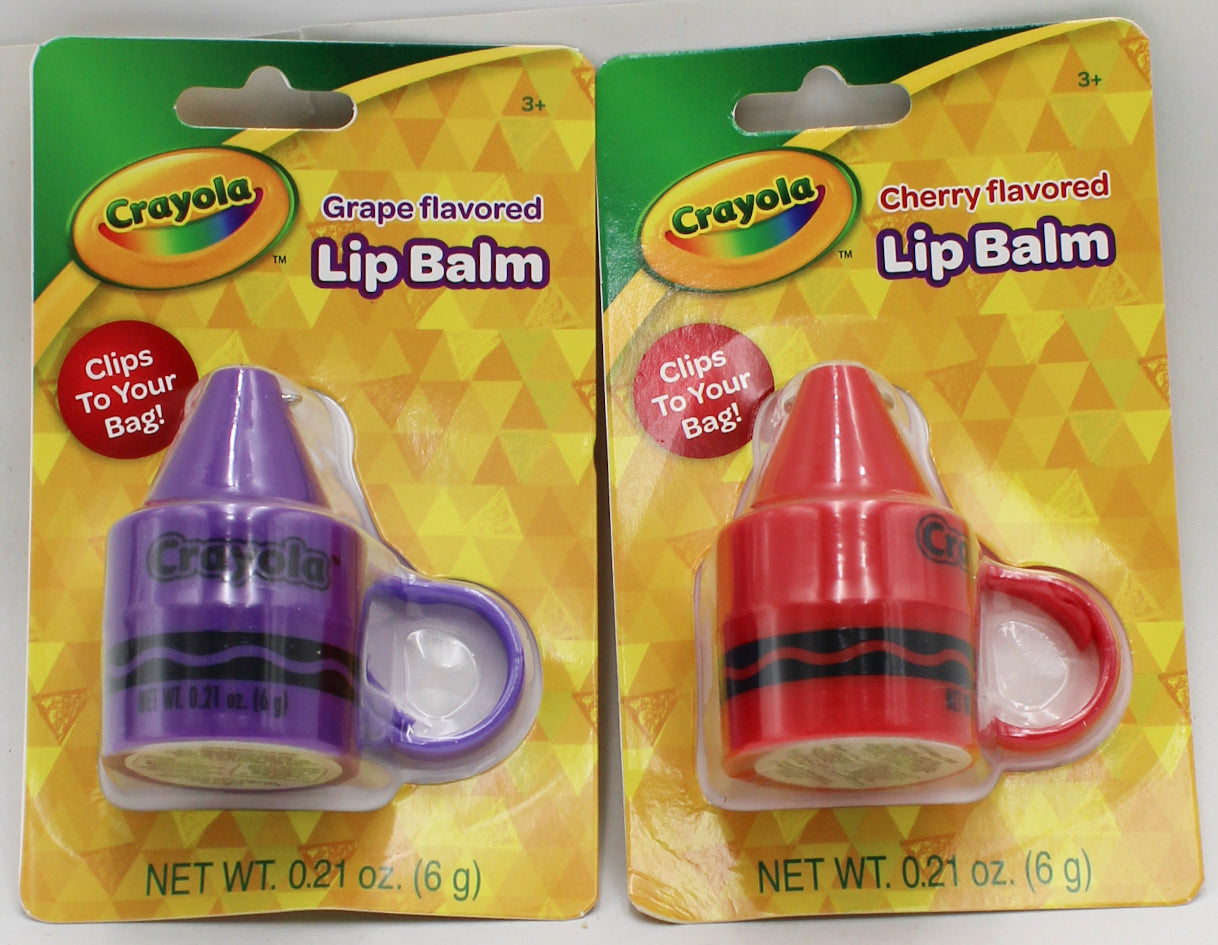CRAYOLA MOLDED FLAVORED LIP BALM - .21oz  NI