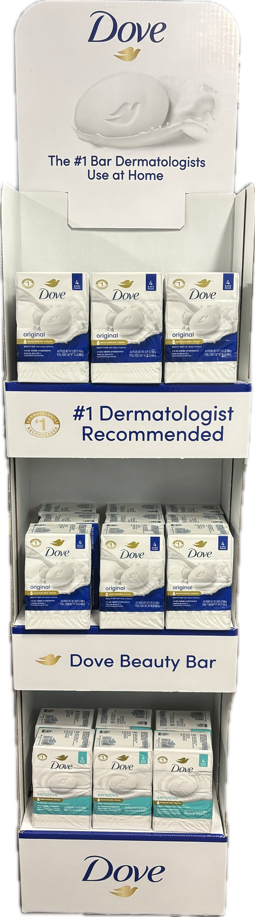 DOVE BAR SOAP WH/SS 4CT