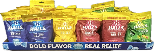 HALLS  80 PC ECO BAG BASE/DEF  EXP 11/29/26