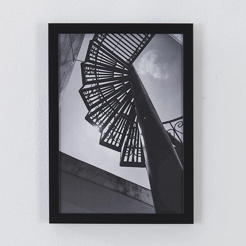 CIRCULAR STAIRS FRAMED PRINT 8.25"L x 11.5"H
