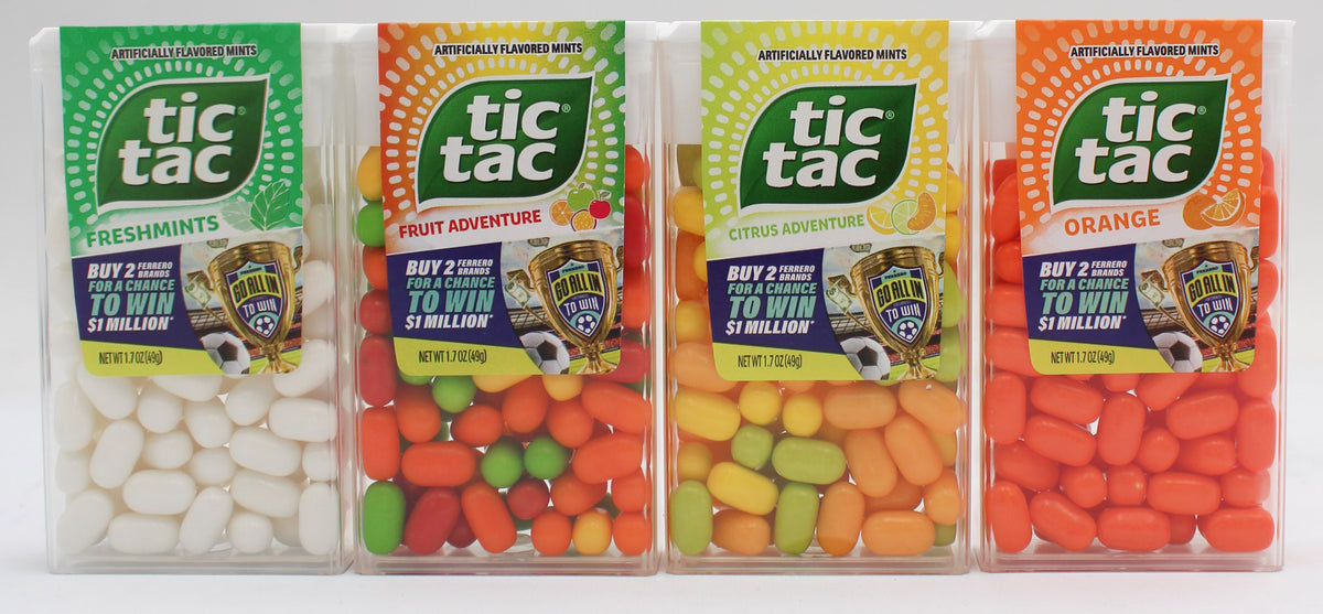 TIC TAC 100ct FLOORSTAND - CITRUS BB 4/2/27