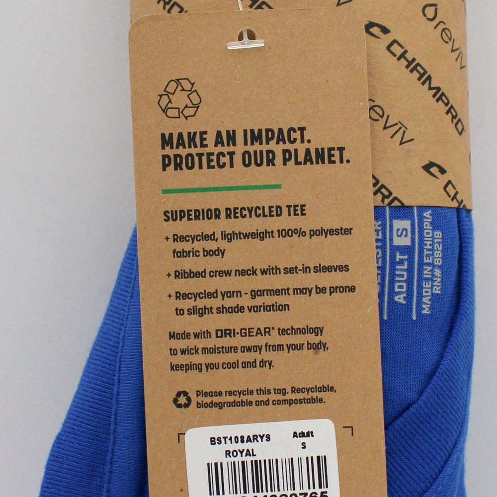 T-SHIRT - ADULT - ROYAL BLUE- S