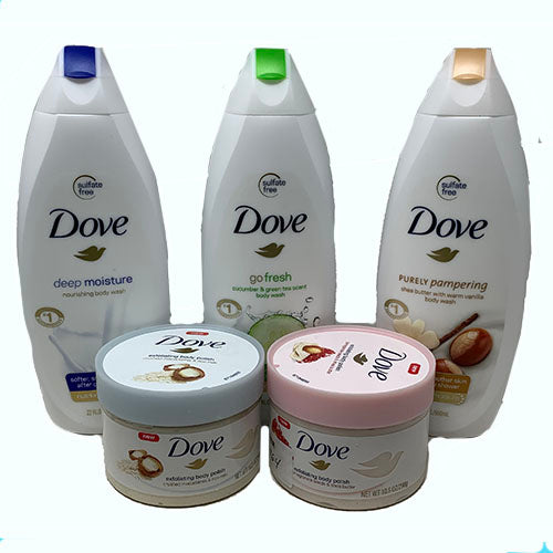 DOVE BDYWSH 22oz/POLSH 10.5oz-DSPLY