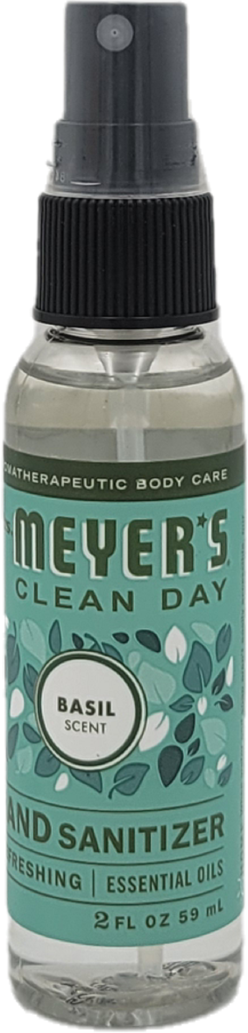 MRS MEYERS HAND SANITIZER 2ozPUMP BASIL  US  EXP 7/31/25