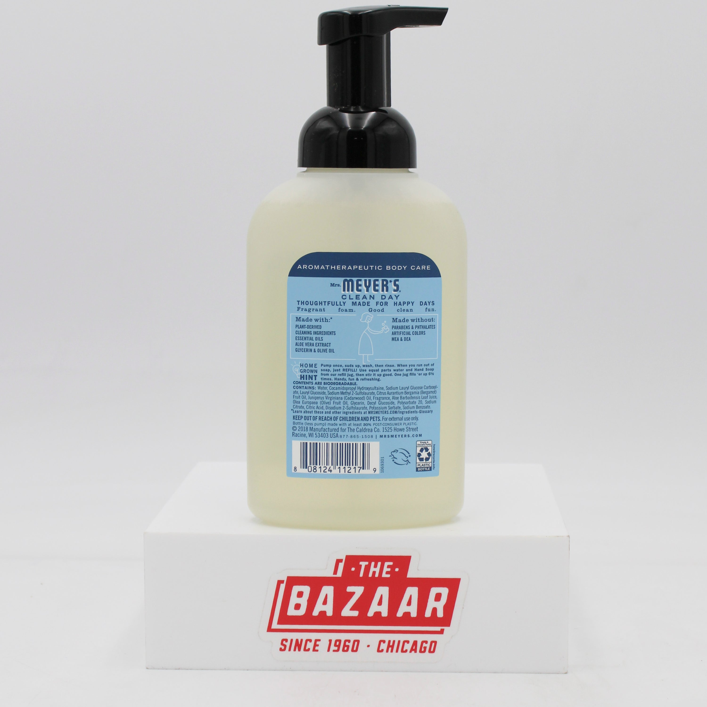 MRS MEYERS FOAMING HAND SOAP RAINWATER 10floz US