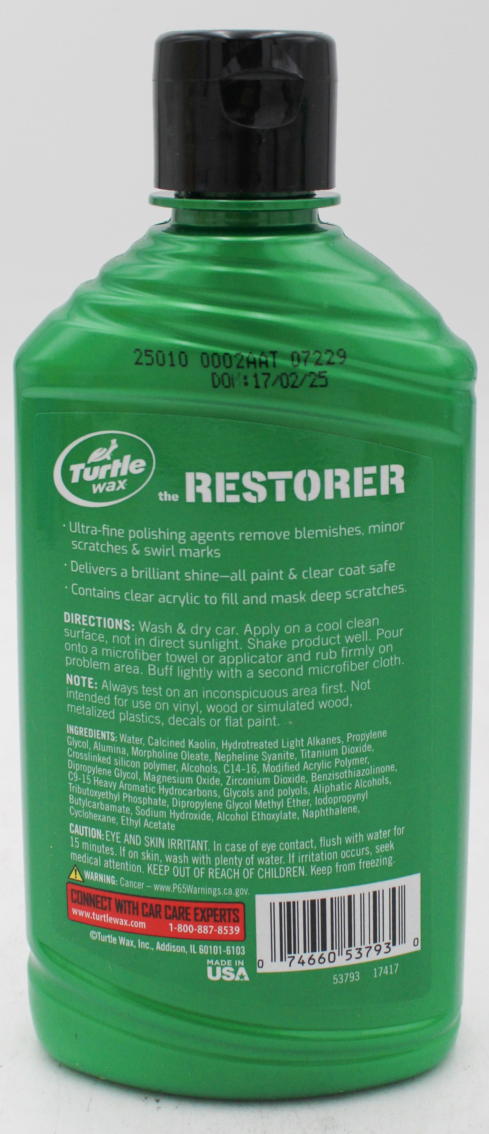 SP TURTLE WAX RESTORER HEAL & SEAL 10oz