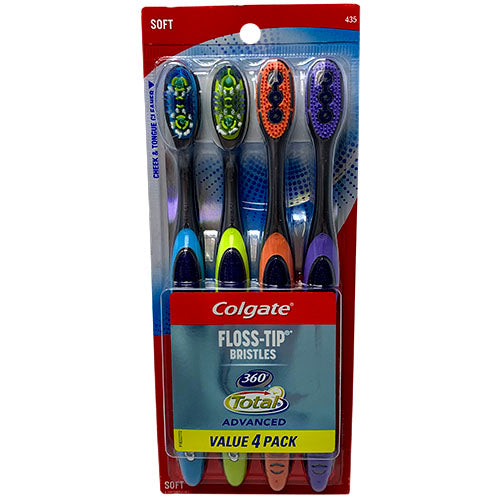 COLGATE TOTAL 360 T/BRUSH 4CT-SOFT NI