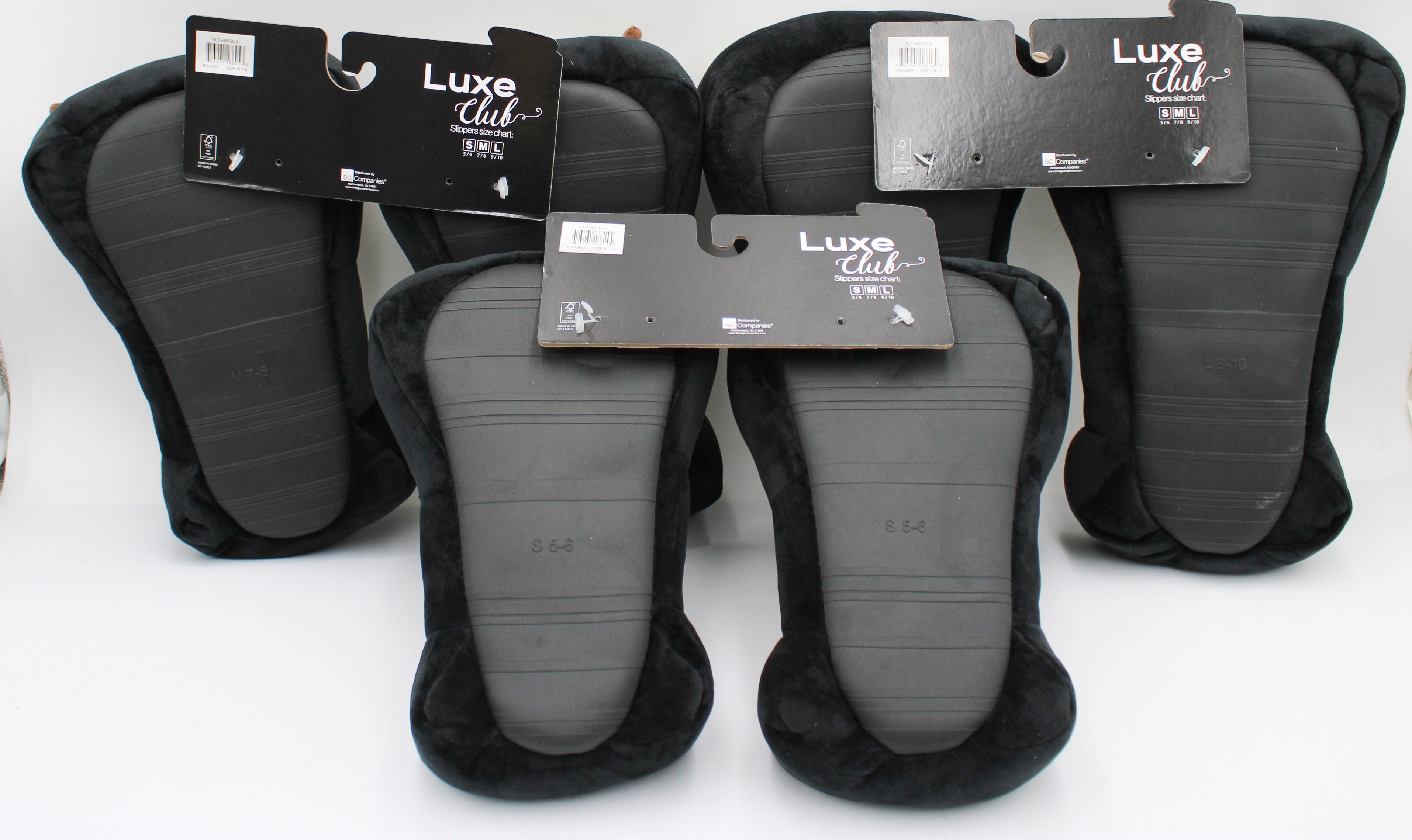 MARTINI SLIPPERS- ASST SIZES S 5/6 M7/8 L 9/10