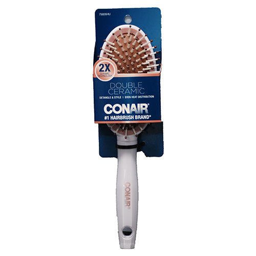 CONAIR DOUBLE CERAMIC HAIR BRUSH NI